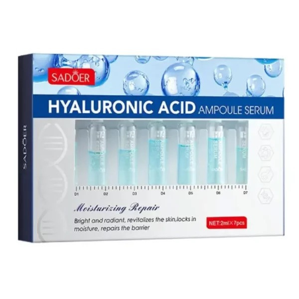 پک ۷ عددی ویال آبرسان هیالورونیک اسید سادوور SADOER HYALURONIC ACID