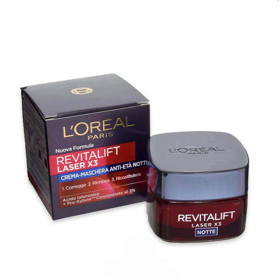 کرم شب ضد پیری و ضد چروک و لیفتینگ لورآل LOREAL REVITALIFT LASER X3