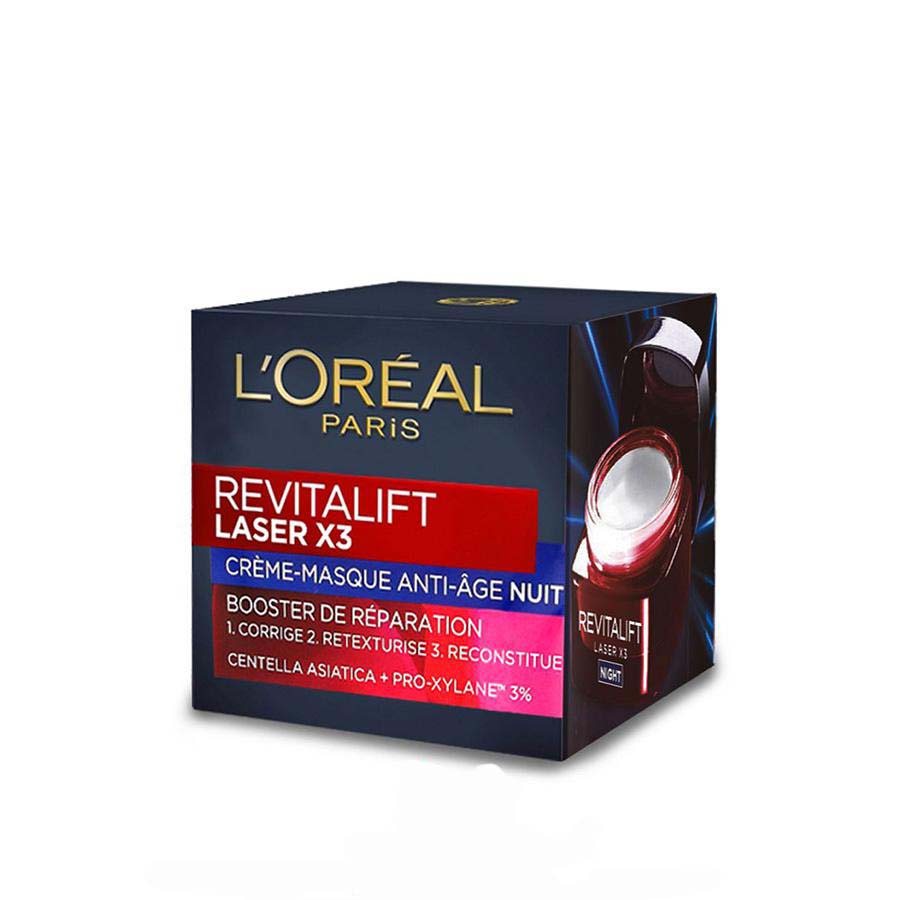 کرم شب ضد پیری و ضد چروک و لیفتینگ لورآل LOREAL REVITALIFT LASER X3