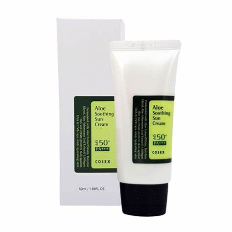 کرم ضد آفتاب کوزارکس SPF50 مدل ALOE SOOTHING