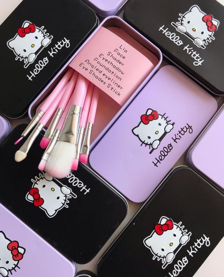 ست 7 تیکه براش هلو کیتی Hello Kitty