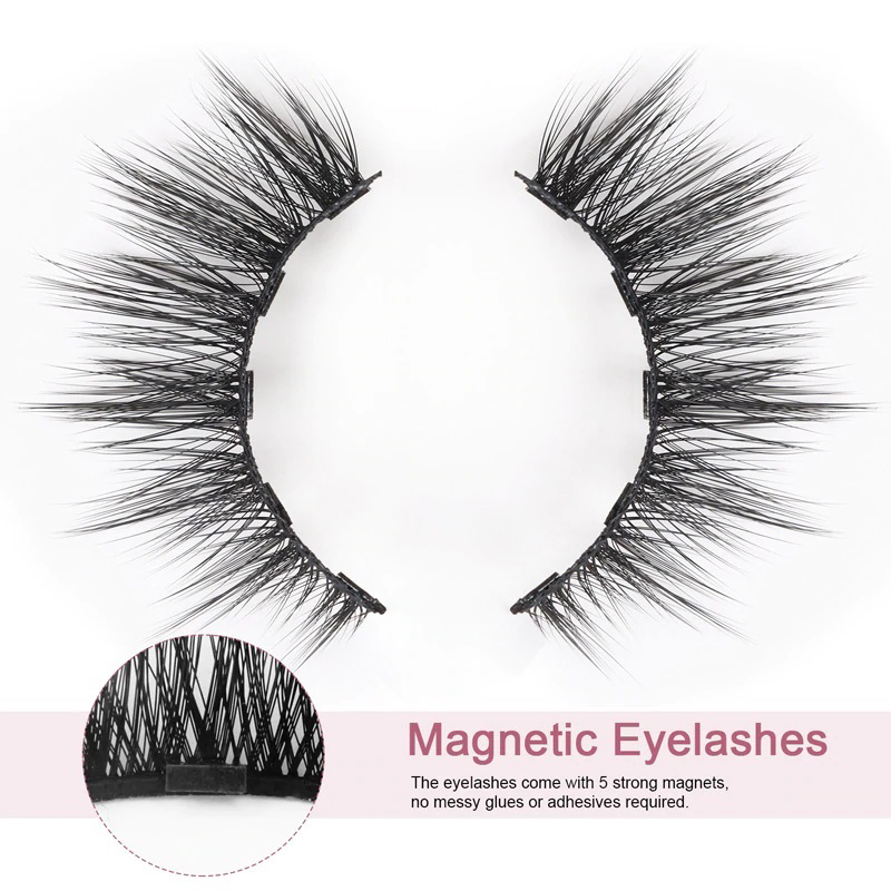 مژه مگنتی و خط چشم مگنتی به همراه اپلیکاتور پک 6 عددی Lashes