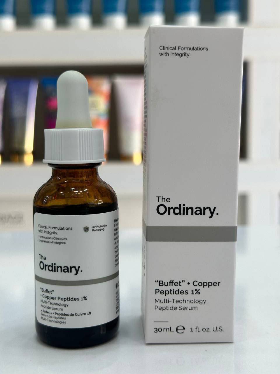 سرم بافه + کوپر پپتید مس 1% اوردینری (اصل) The Ordinary Buffet + Copper Peptides 1% Serum