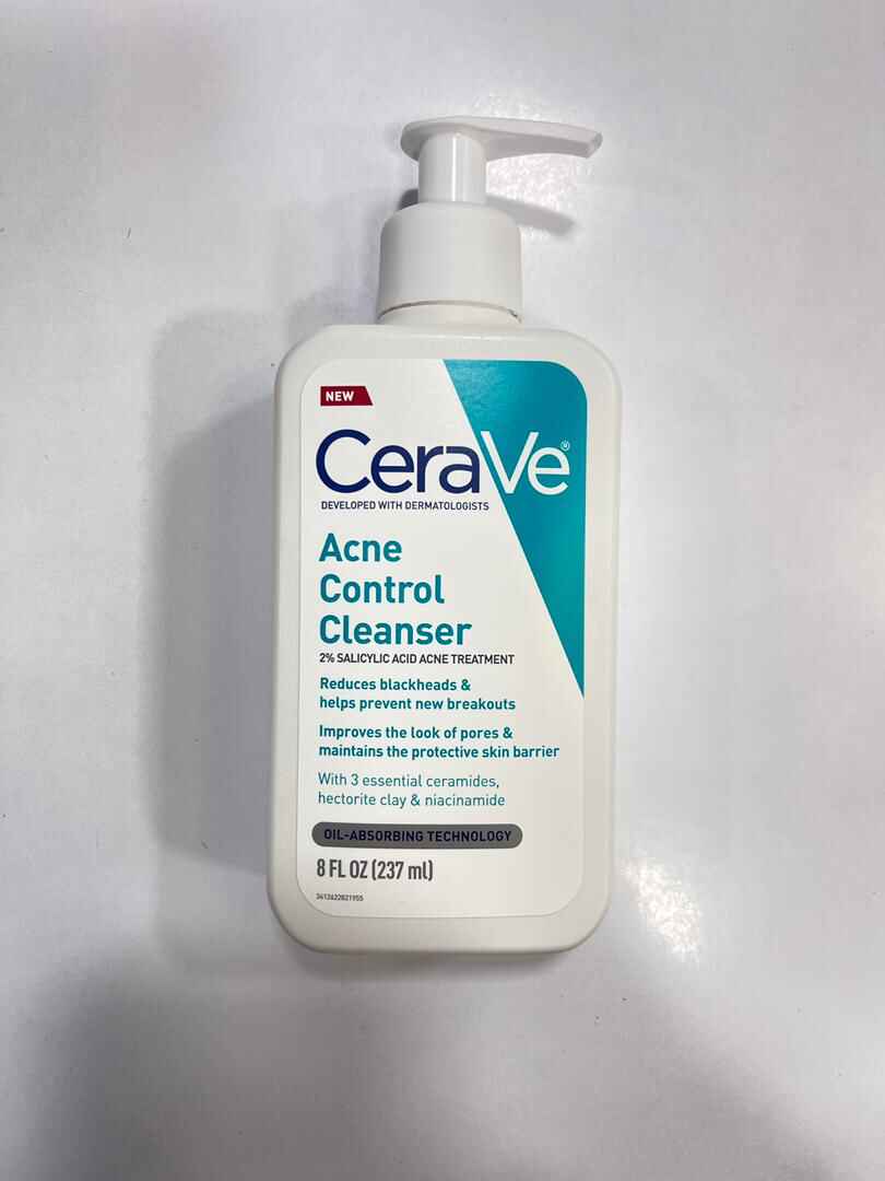 ژل شستشو ضد جوش و آکنه سراوی CeraVe مدل Acne Control حاوی 2% سالیسیلیک اسید