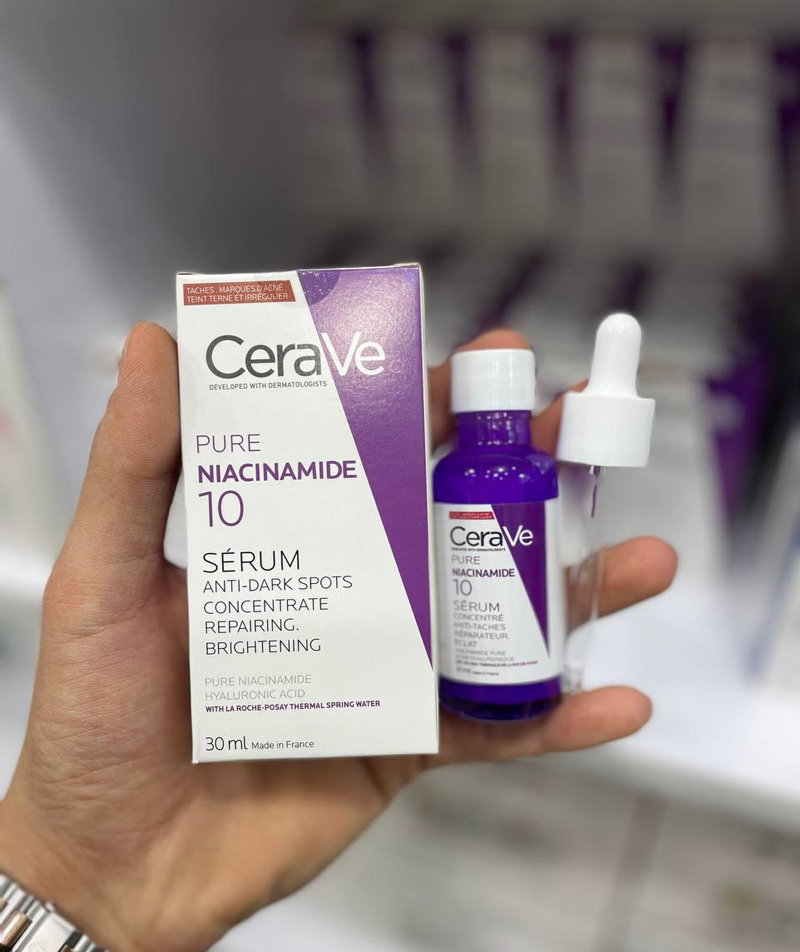 سرم ضد لک نیاسینامید سراوی NIACINAMIDE 10 حجم 30 میل