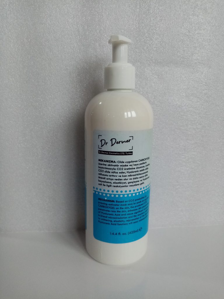 ژل کربوکسی تراپی هیالورونیک اسید دکتر درمر Dr Dermer