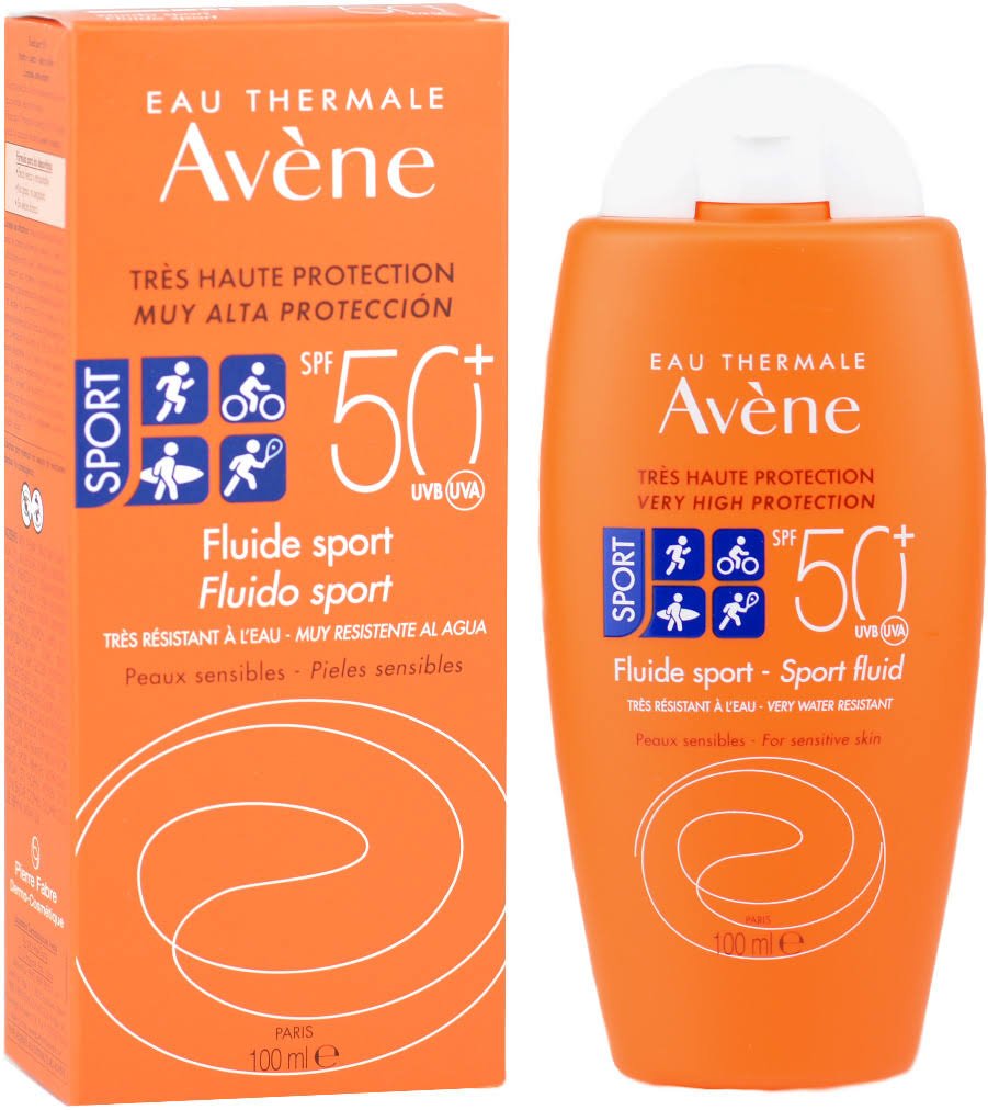 ضدآفتاب بی رنگ اون مدل فلوئید اسپورت Avene