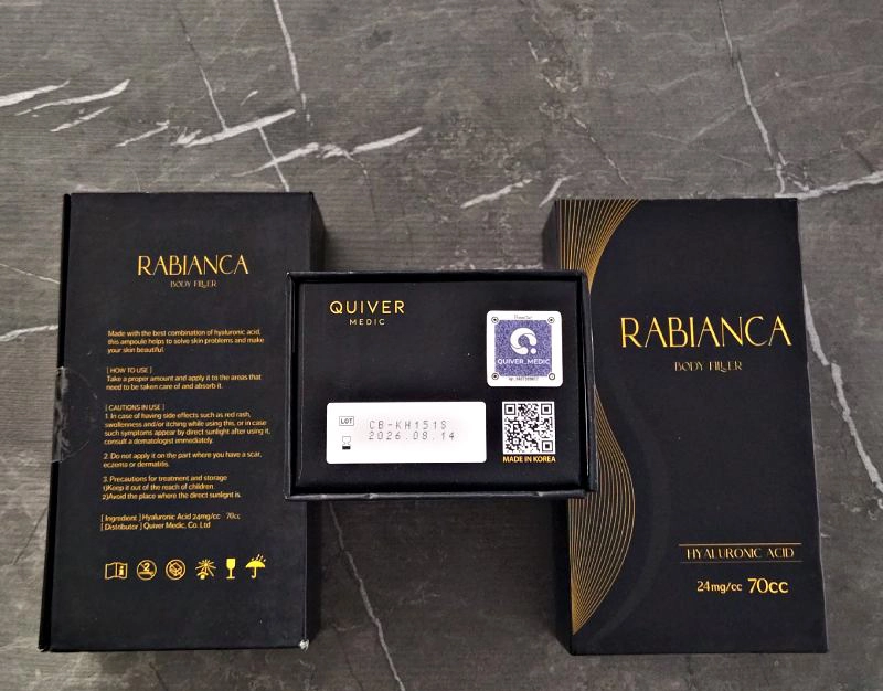 فیلر بدن رابیانکا 70 سی سی اورجینال RABIANCA