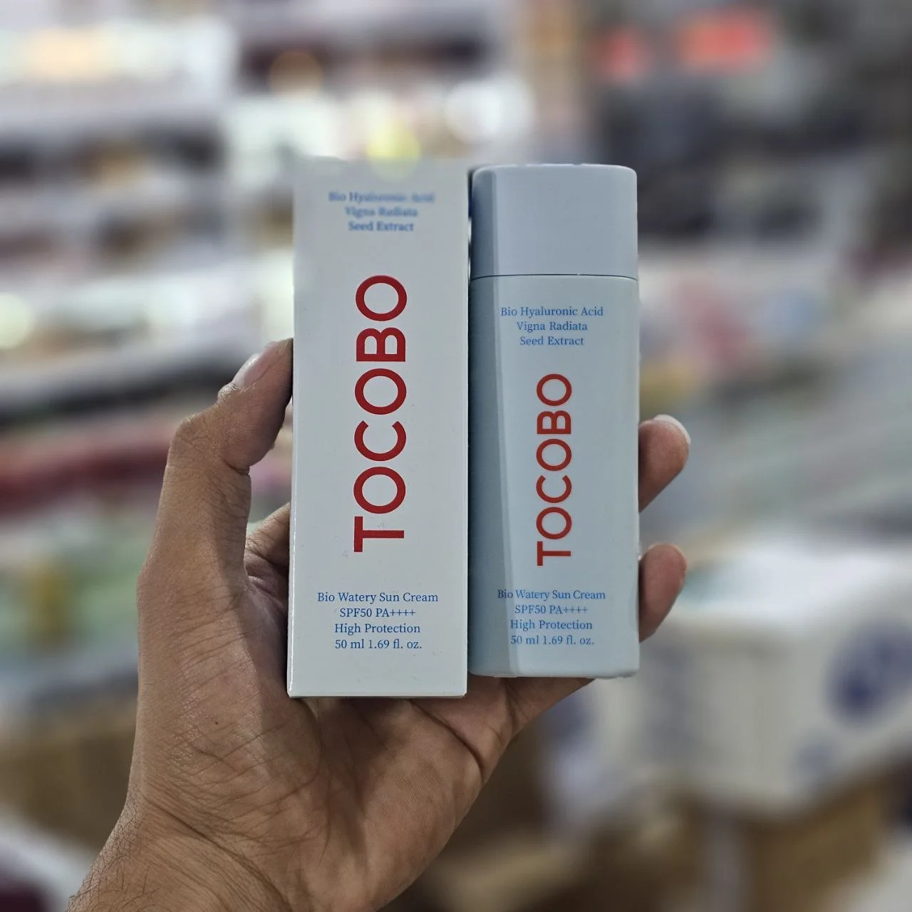 ضد آفتاب توکوبو کرمی بایو واتری TOCOBO حجم ۵۰ میلی لیتر