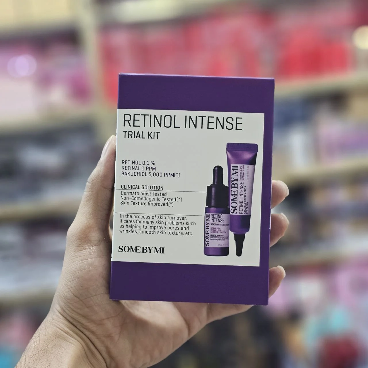 پک سرم و کرم دور چشم سام بای می مدل Retinol Intense Trial Kit حجم ۱۰ میلی لیتر
